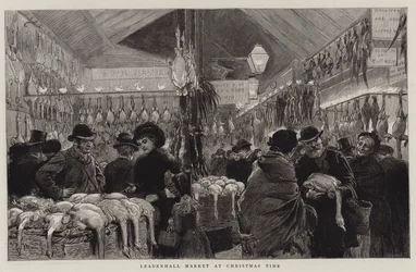 Leadenhall Market zur Weihnachtszeit